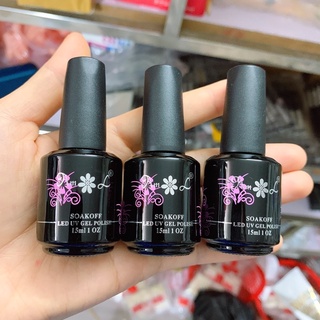 Cặp base top gellish đen, base top cứng móng gelish đen