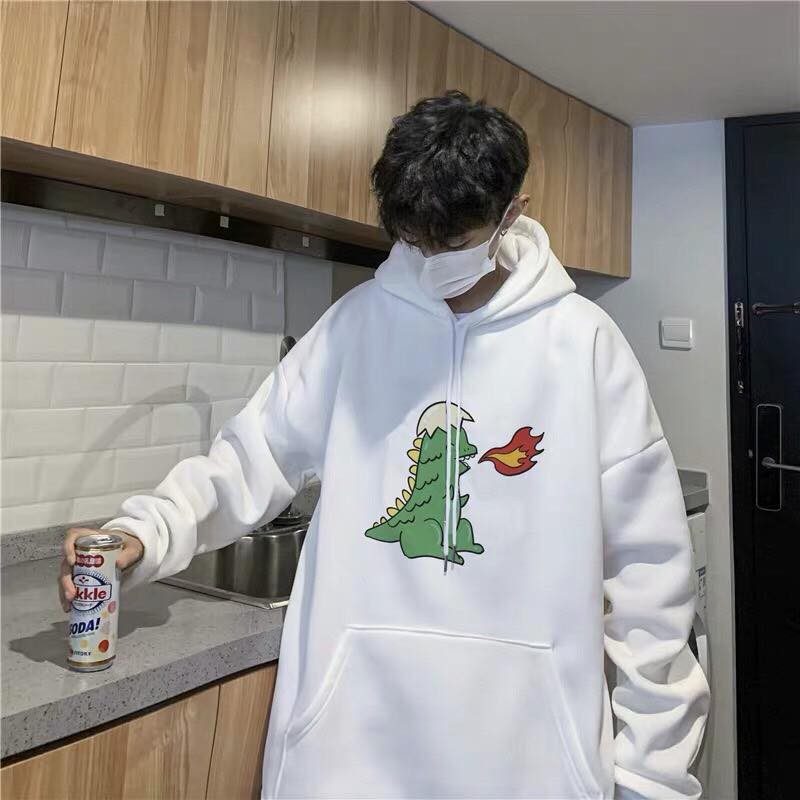 Áo Khoác Hoodie In Hình Ulzzang Unisex Chất Nỉ Bông Cao Cấp Dáng Rộng Nam Nữ - MM