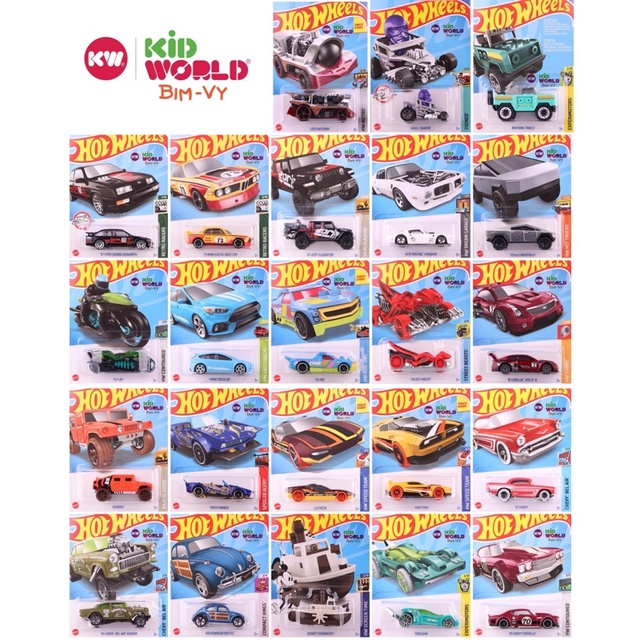 Xe mô hình Hot Wheels nhiều mẫu. Tỷ lệ: 1:64. Giao ngẫu nhiên, Không chọn mẫu.