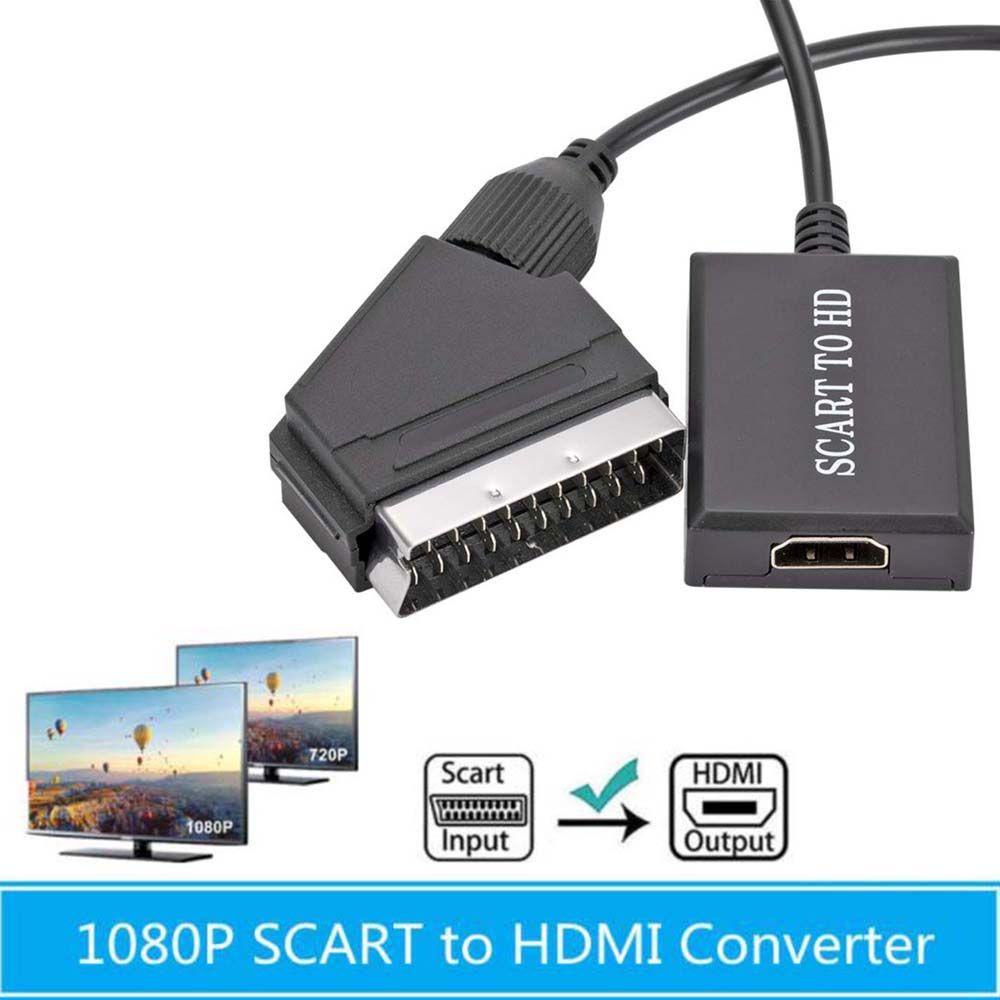 Cáp ChuyểN ĐổI TAYLOR1 SCART Sang HDMI 1080P HD Chuyên DụNg
