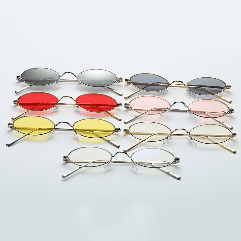 Kính mát gọng kim loại thiết kế thời trang cho nữ