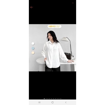 sơ mi dáng xẻ tà