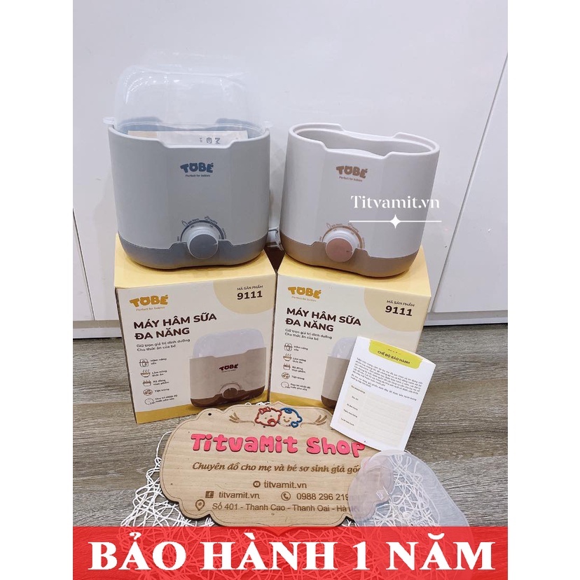 [HÂM 2 BÌNH - BH 1 NĂM] Máy hâm sữa đôi Tobe, Máy hâm sữa đa năng cho bé