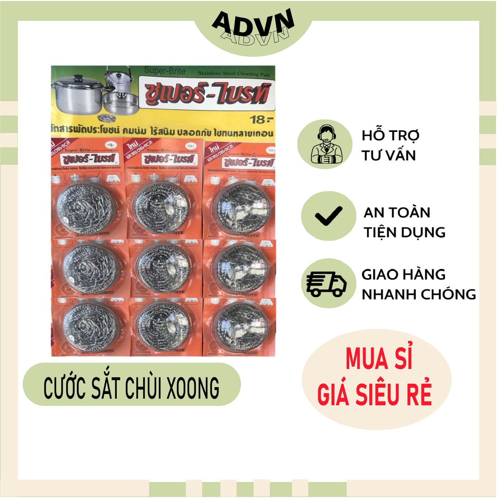Cước sắt chùi xoong, nồi Thái Lan