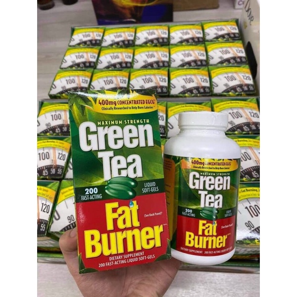 Viên uống giảm cân trà xanh GREEN TEA FAT BURNER 200 viên của Mỹ 🇦🇹🇦🇹 Cam kết chính hãng date 2024