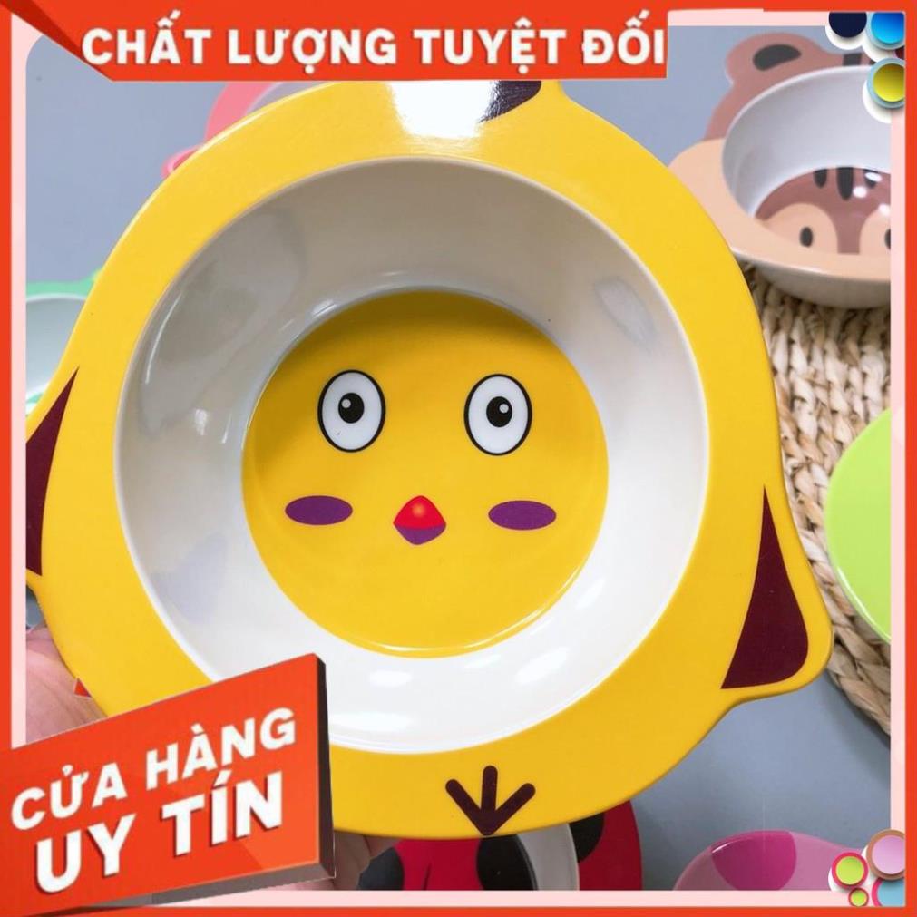 Bát ăn dặm SALE hình thú kiểu Nhật chống đổ cho bé – Chén ăn dặm giữ nhiệt làm từ nhựa sợi tre an toàn cho trẻ GD022