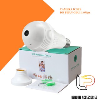 CAMERA IP ICSEE 1.0 KHÔNG DÂY KIỂU BÓNG ĐÈN - CAMERA KHÔNG DÂY KIỂU BÓNG ĐÈN ICSEE