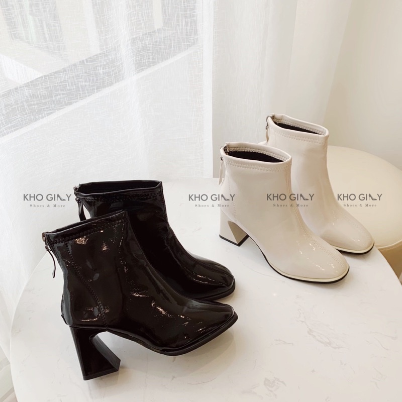 Boots Lửng bóng gót vát B005 | BigBuy360 - bigbuy360.vn