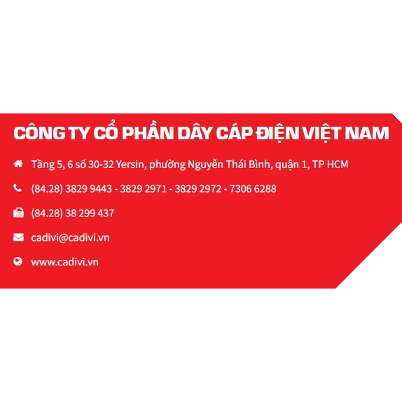 [Bán lẻ theo 1 mét] Dây điện đôi mềm VCMD CADIVI / 2x0.5 - 2x0.75 - 2x1.0 - 2x1.5 (mm)