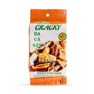 Da cá sấy Cracky vị trứng muối 15 Gram