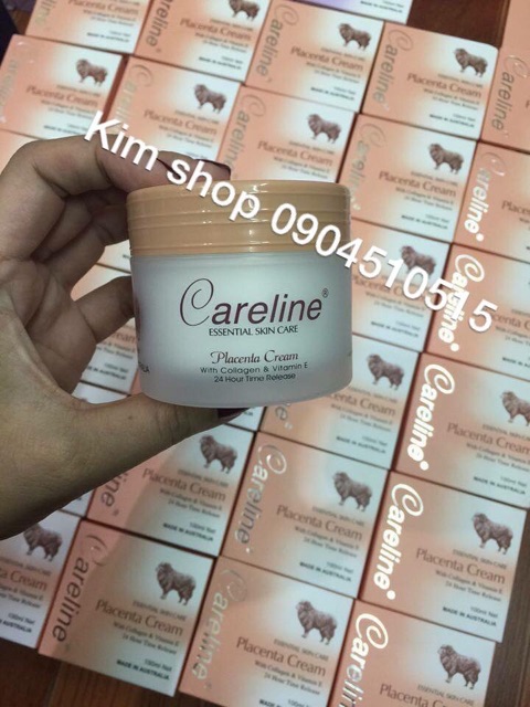 Kem Nhau Thai Cừu Careline Placenta Cream With Collagen & Vitamin E- Chính hãng đủ bill