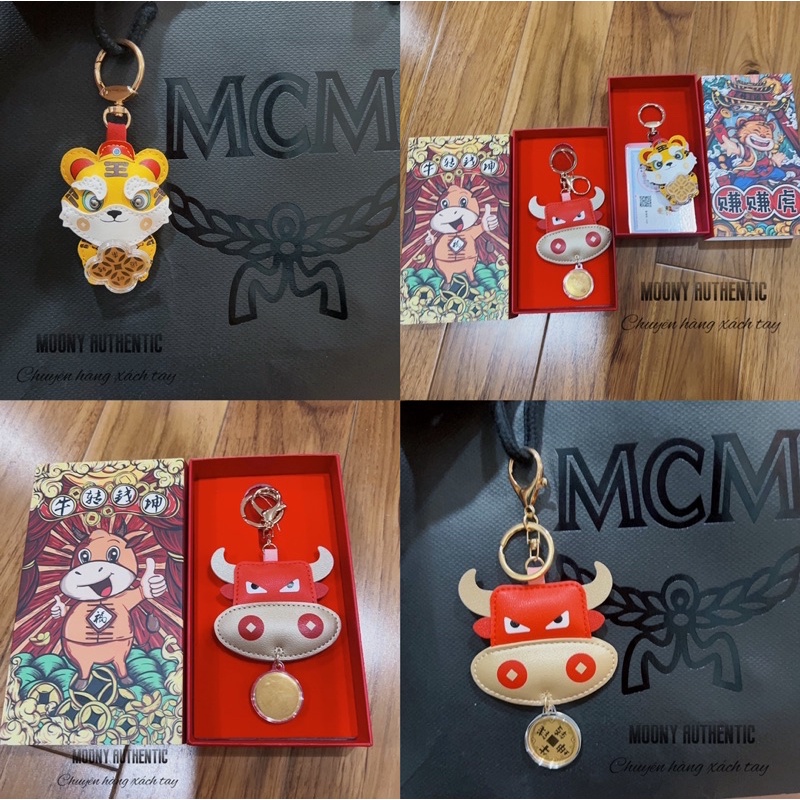 Charm da treo túi Dần , Sửu ( trâu - cọp ) theo tuổi mang may mắn