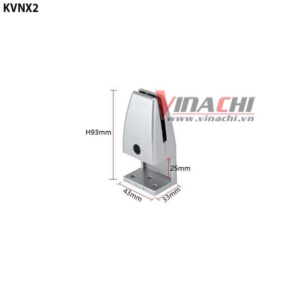 Kẹp Vách Ngăn Xám - Kẹp Vách Ngăn Bàn Làm Việc - 1 Cái