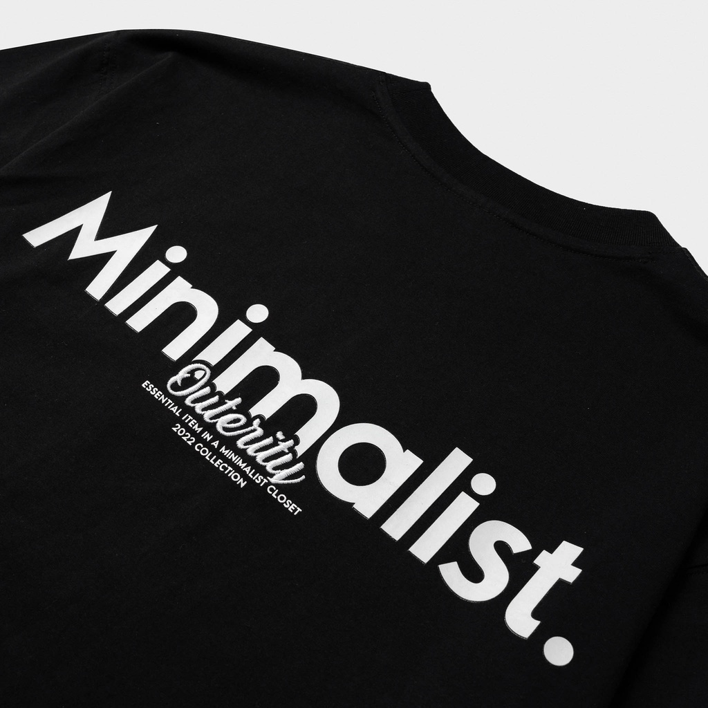 Áo thun nam nữ local brand unisex cotton nam nữ Outerity Minimalist v3.0