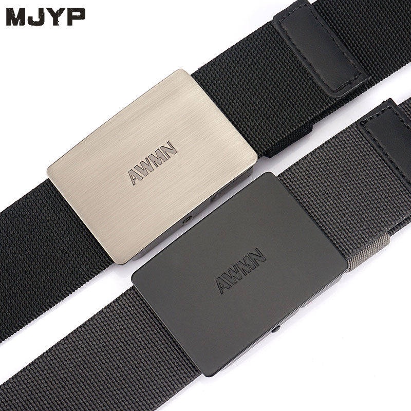 Dây Thắt Lưng Vải canvas Co Giãn Phong Cách Hàn Quốc Trẻ Trung Dành Cho Nam