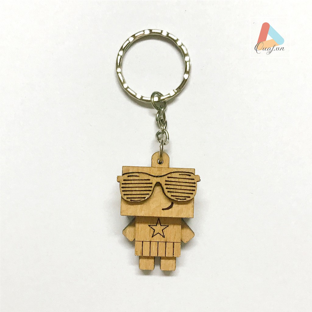 Móc khóa danbo (con mắt kính)