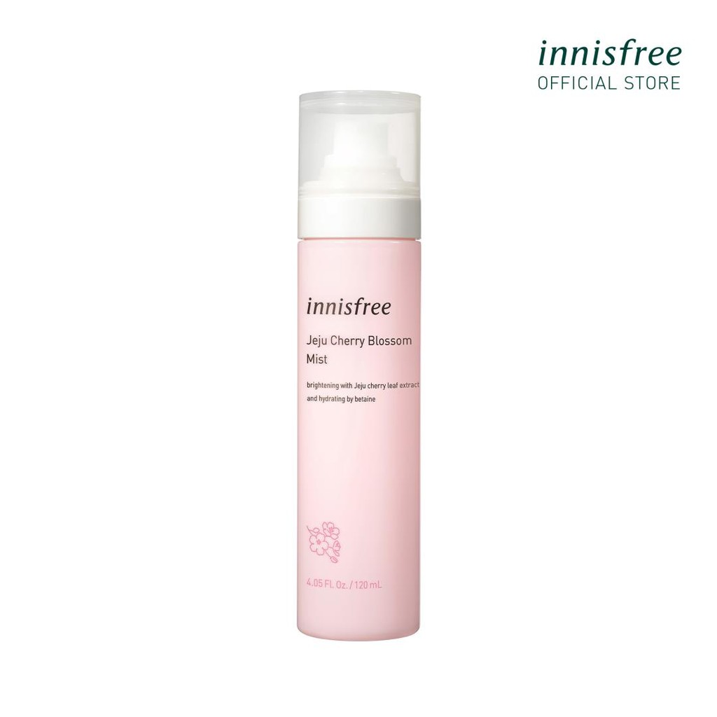 [Mã FMCGMF11 giảm 8% đơn 250K] Xịt khoáng dưỡng sáng innisfree Jeju Cherry Blossom Mist 120 ml