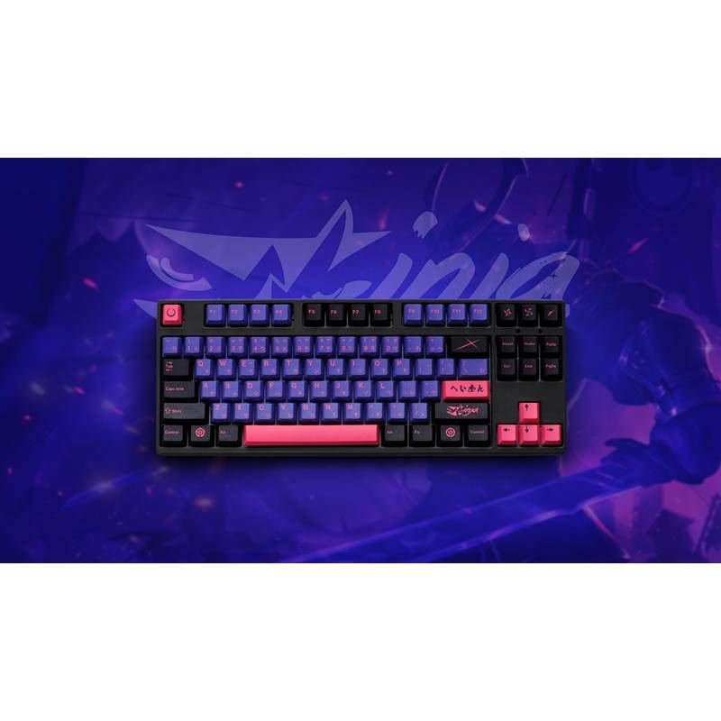 Gói phím GMK Ninja, 129 phím Keycaps Cherry Profile DYE-SUB Cá nhân hóa GMK Keycaps cho Bàn phím cơ / Bàn phím cơ trò chơi Ninja