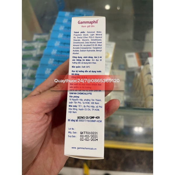 KEM DƯỠNG ẨM GAMMAPHIL