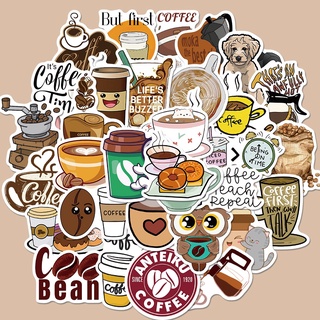 Set 50 miếng dán trang trí graffiti thiết kế hoạt hình chống thấm nước đáng yêu