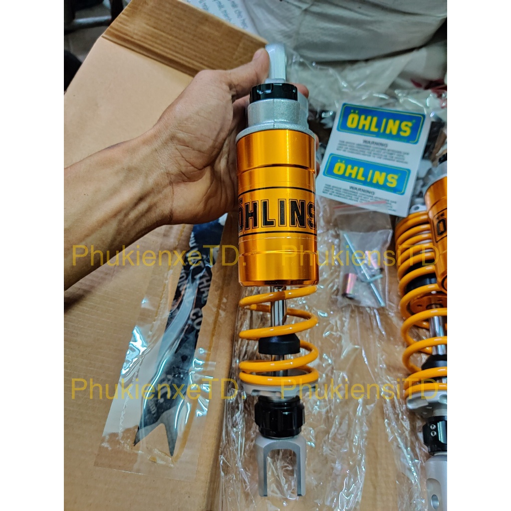 Phuộc OHLINS bình dầu lắp SH Ý NVX NOUVO2 NOUVO4 NOUVO5 NOUVO6 PCX IMPULSE.....