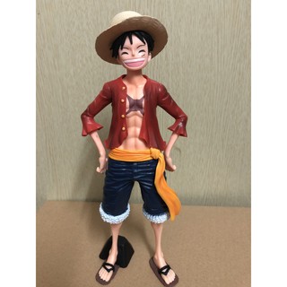 Mô hình One Piece Monkey D. Luffy đứng 3 đầu - 23 cm