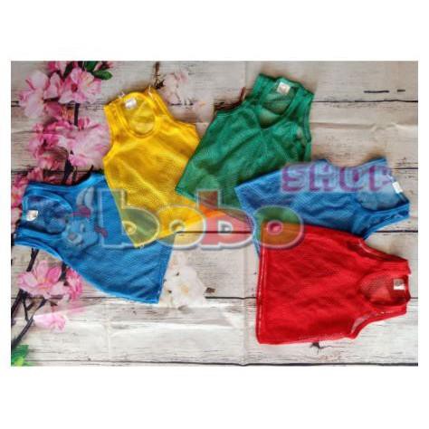 Set 5 Áo Lưới Mặc Hè Chất Liệu Thun Thoáng Mát Cho Bé Trai Từ 6-20kg