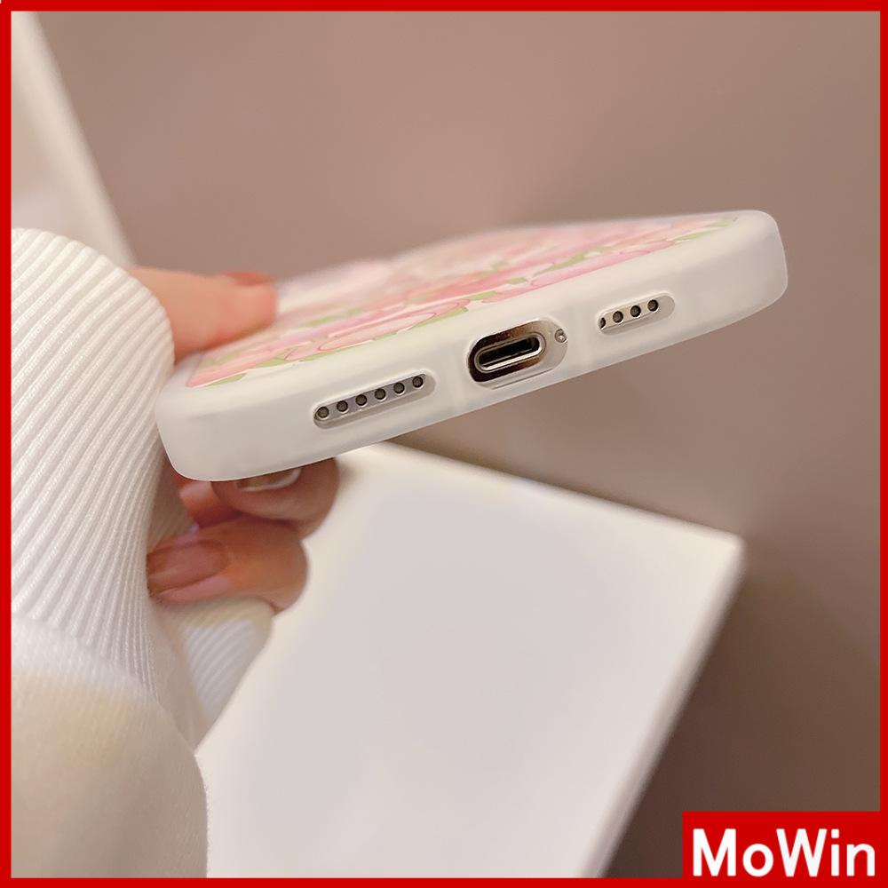 Ốp điện thoại Silicon họa tiết hoa màu hồng thích hợp cho iPhone 13 Pro Max iPhone 12 Pro Max iPhone 11 iPhone 7 Plus