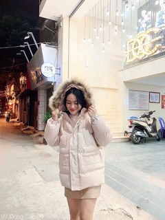 Áo phao béo phong cách Hàn