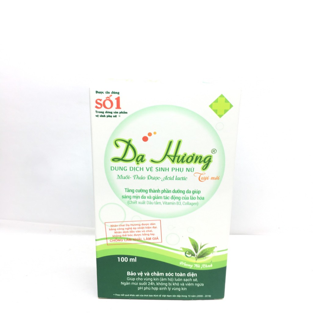 Dung dịch vệ sinh phụ nữ dạ hương trà xanh 100ml