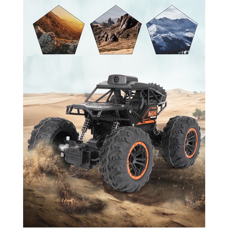 Đồ Chơi Xe Địa Hình Leo Núi Điều Kiển Từ Xa Có Camera Quay Phim, Chụp Hình