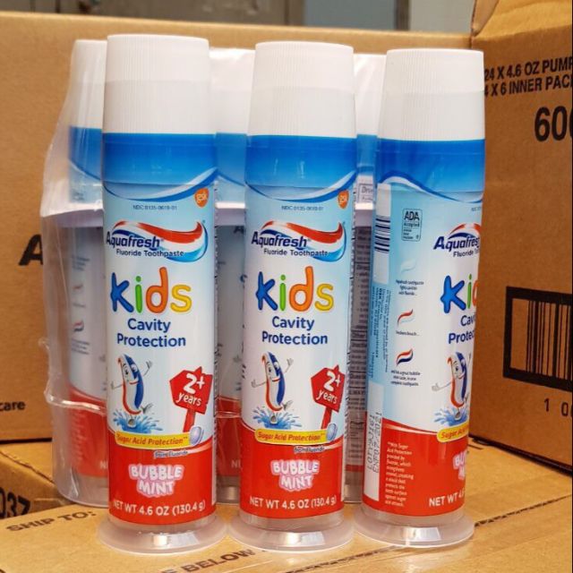 Kem đánh răng cho bé Aquafresh Kids 100ml của Mỹ.