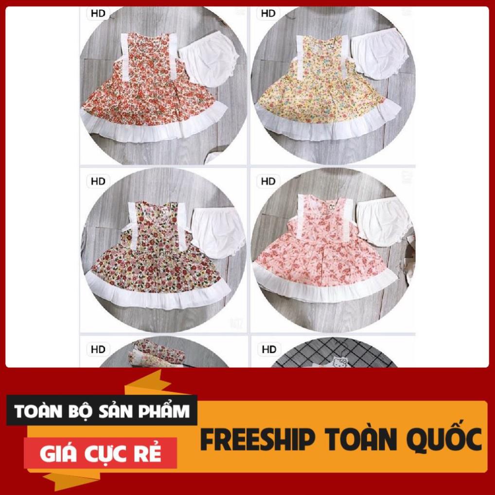 Váy đũi công chúa sát nách cao cấp  tặng kèm quần chip cho bé