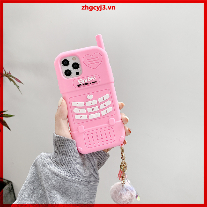 Ốp Lưng Silicone Họa Tiết Hoạt Hình Barbie Thời Trang Cho Iphone7 / 8 Iphone 7plus / 8plus Iphone X Xs Xr Xsmax Iphone 11 11pro 11promax 12 12pro 12pro Max 12mini