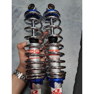 Phuộc rcb màu inox lắp airblde nouvo6 impulse nvx dylan pcx nouvo sx nouvo lx....