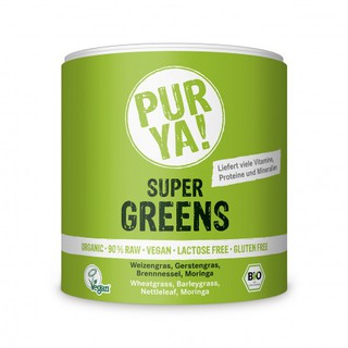 Hỗn hợp bột rau xanh super greens Purya 150g