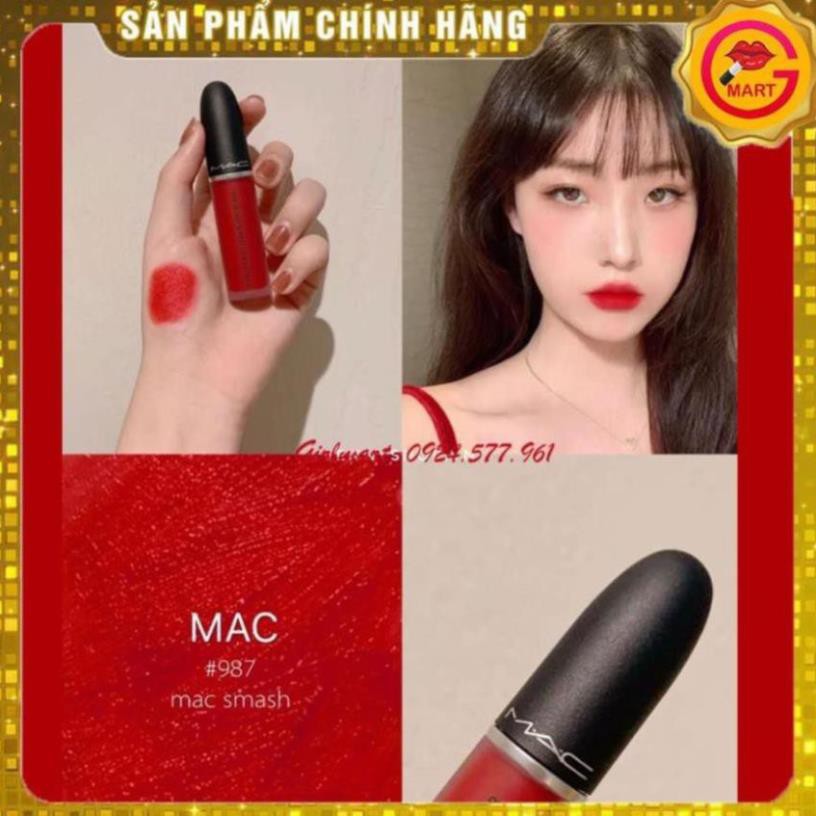 Kem Mac  Màu 987 M-A-Csmash - Tone Đỏ Tươi