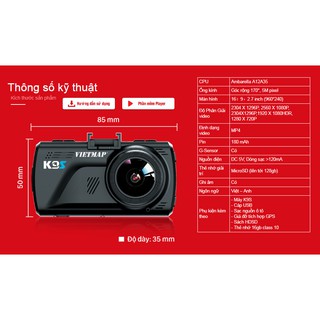 Camera hành trình Vietmap K9s
