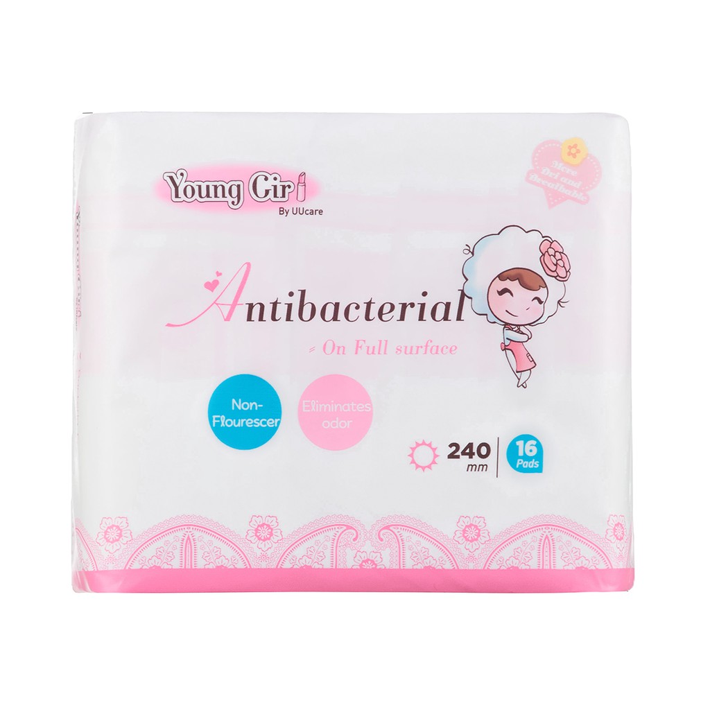 Combo 2 gói Băng vệ sinh UUcare Young Girl ban ngày 24cm