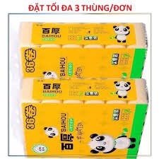 GIẤY VỆ SINH BAIHOU 36 CUỘN KHÔNG LÕI SIÊU DAI