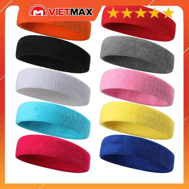 Băng Đô Headband Thể Thao Thấm Hút Mồ Hôi Tiện Lợi Màu Sắc Đa Dạng Cá Tính Năng Động, Trẻ Trung Cho Nam Và Nữ