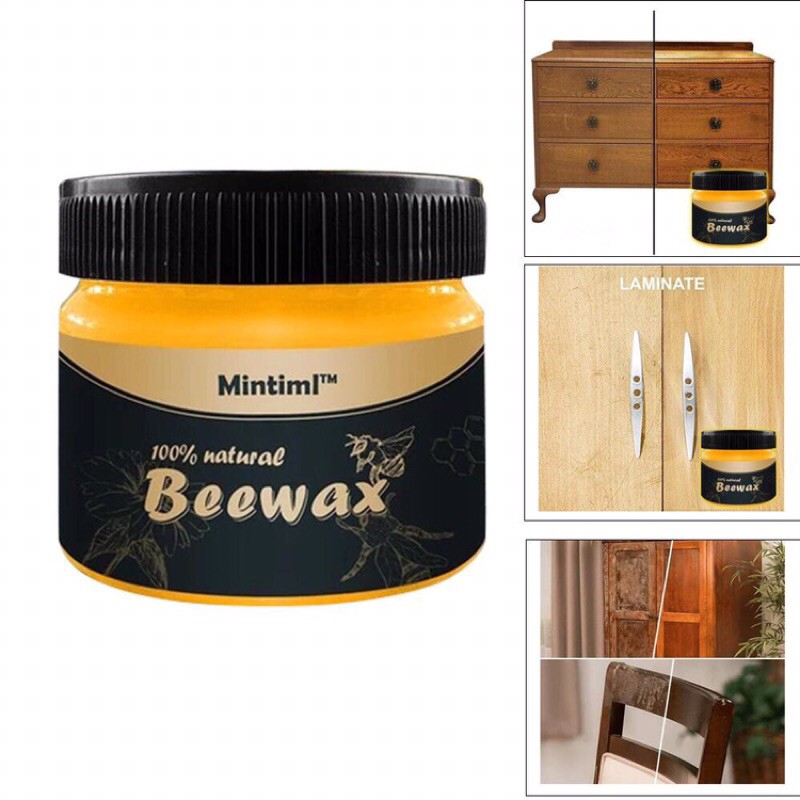 Sáp Ong BeeWax Đánh Bóng Đồ Gỗ,Sáp Ong Tự Nhiên Làm Bóng Bàn Ghế