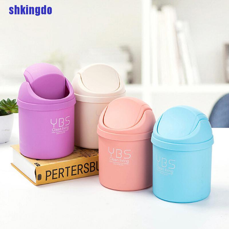 Thùng rác cỡ nhỏ để bàn văn phòng dễ thương