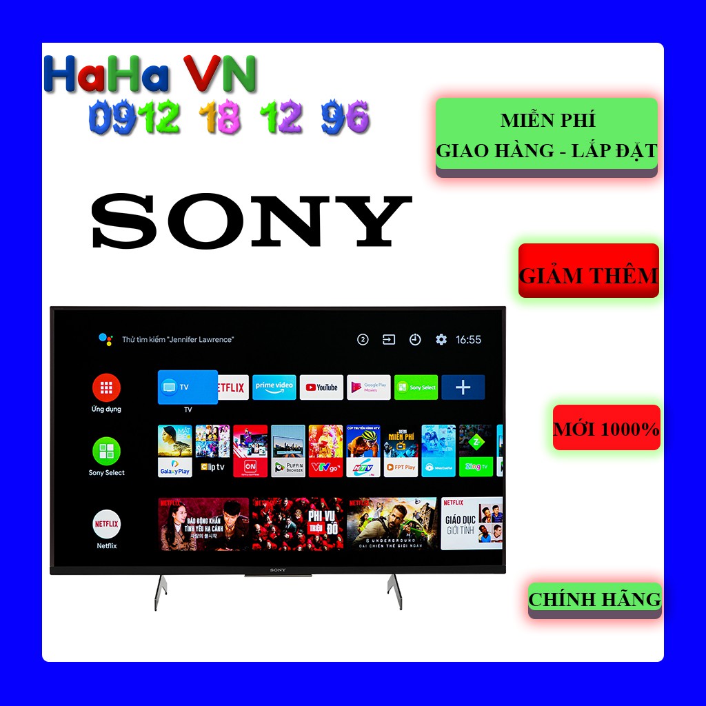 Android Tivi Sony KD-43X8500H 4K 43 inch - KD-43X8500H/S