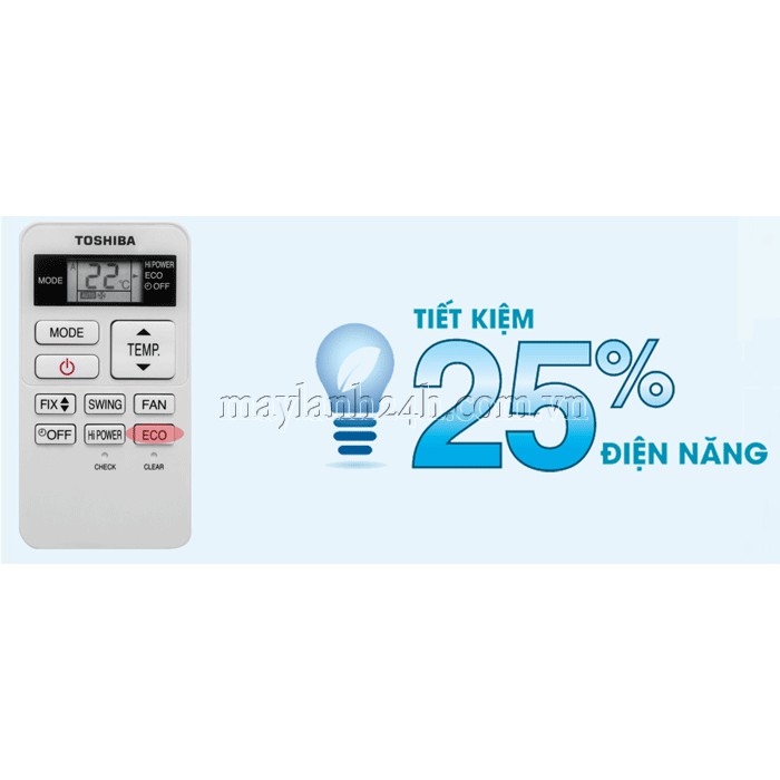 Máy lạnh TOSHIBA 1.5 ngựa- H13FKCV DÒNG INVERTER CAO CẤP