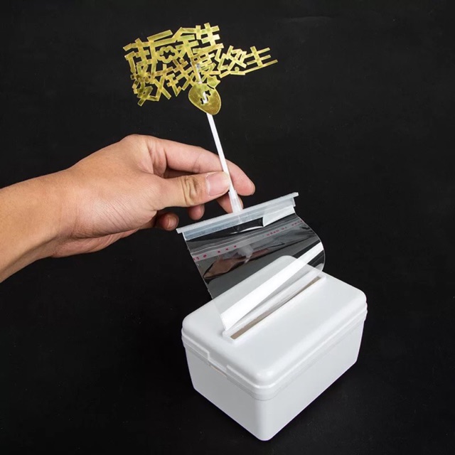 Hộp đựng tiền rút trong bánh sinh nhật 8x10x6cm