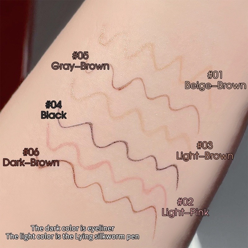 Bút Kẻ Mắt Dạng Lỏng SWEET MINT 6 Màu Tùy Chọn Nhanh Khô Chống Thấm Nước Và Mồ Hôi Lâu Trôi Không Nhòe