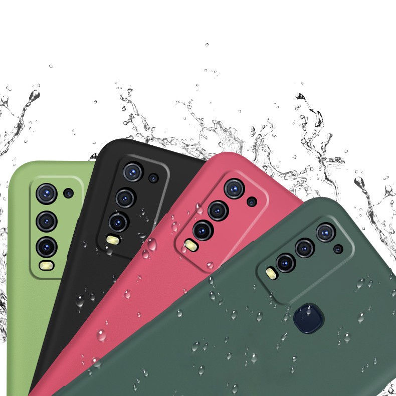 Casing Official Original Silicone Full Protection Soft Camera Protection Case Vivo Y51 Y31 Y51A Y53S Y33 Y50 Y30 Y30i Y20 Y20S Y20i Y20G Y20T Y12G Y12A Y12S 2021 Y11S Y17 Y15 Y12 Y11 2019 V11i V11 V15 Pro Z3i S1 Cover