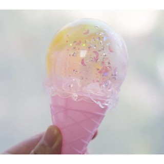 Hũ đựng slime, phụ kiện hình cây kem