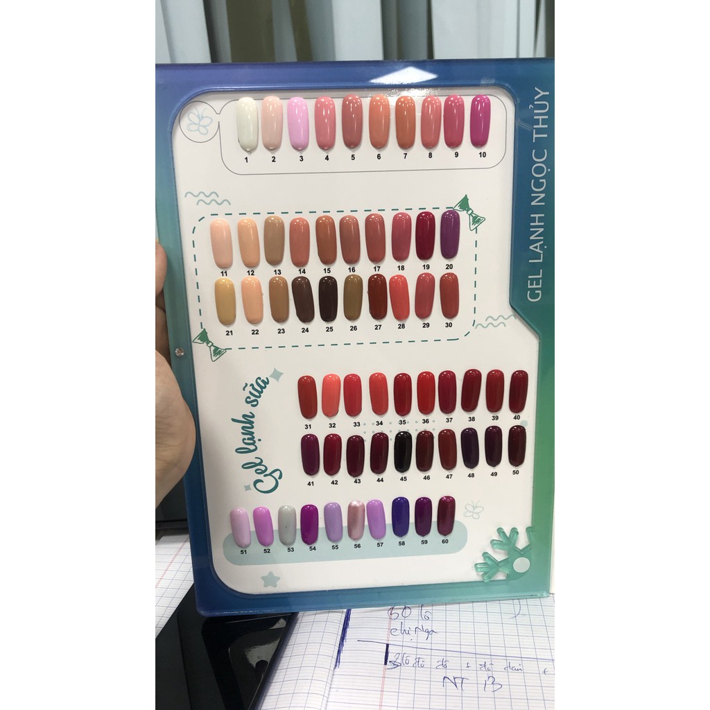Sơn gel lạnh đủ màu( inbox shop chọn màu nhé)  FREESHIP siêu xinh xắn  sịn sò chất gel chuẩn,màu đẹp, không cần hơ đèn